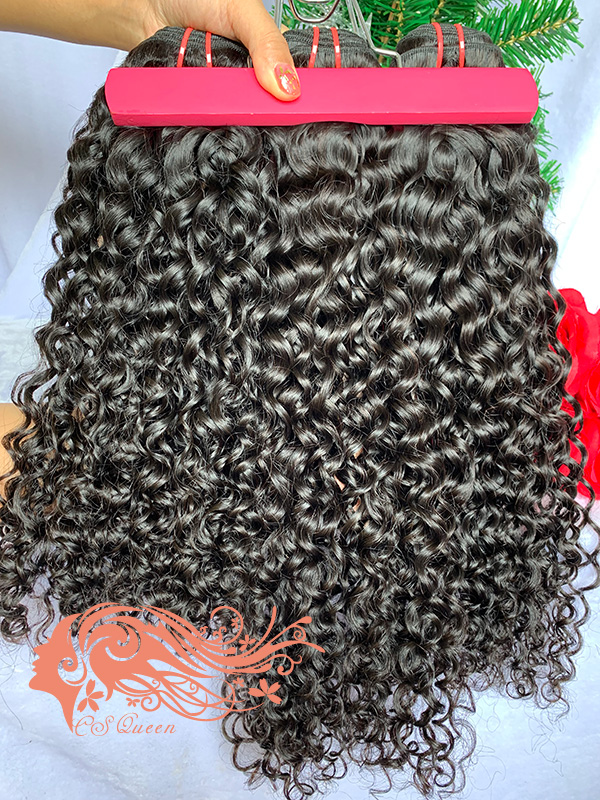Csqueen 9A Exotic wave 4 Bundles 100% Human Hair Unprocessed Hair - Click Image to Close